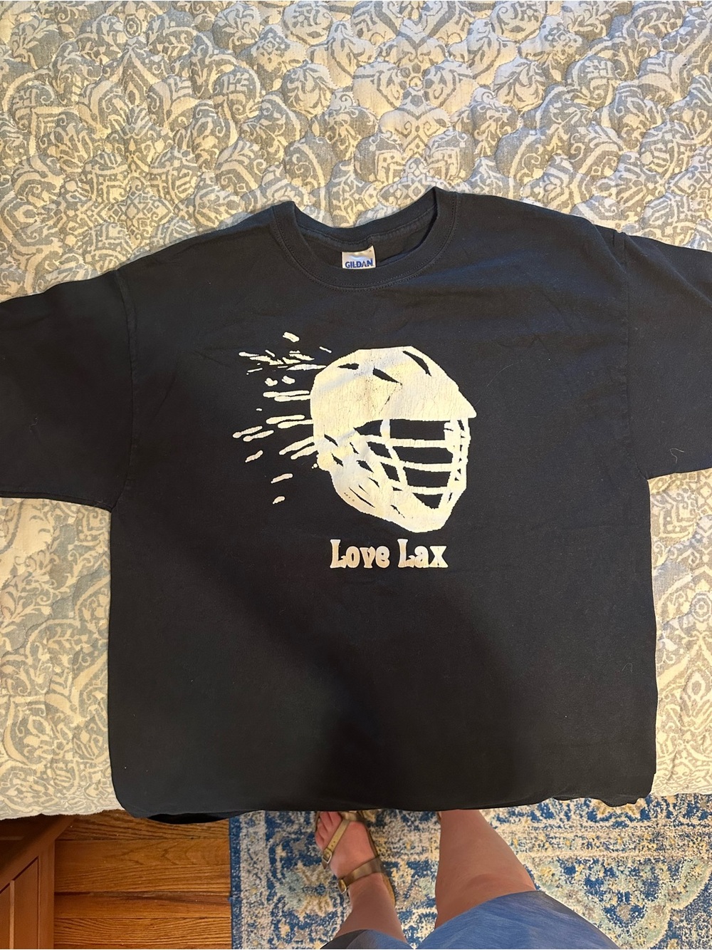 Black lacrosse t-shirt